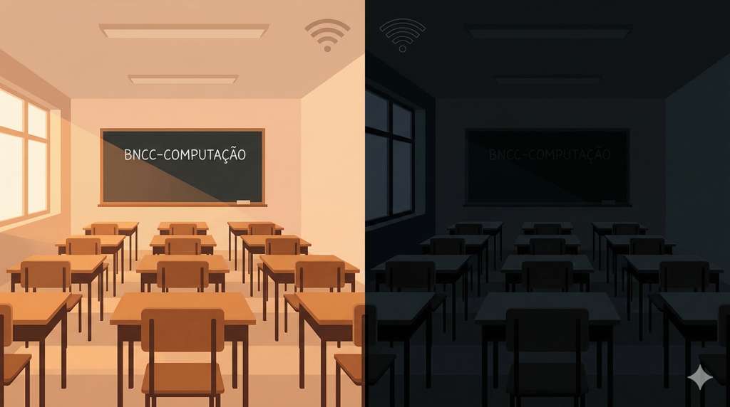 Conectados por lei, desconectados na prática: infraestrutura, desigualdade e o desafio da BNCC-Computação